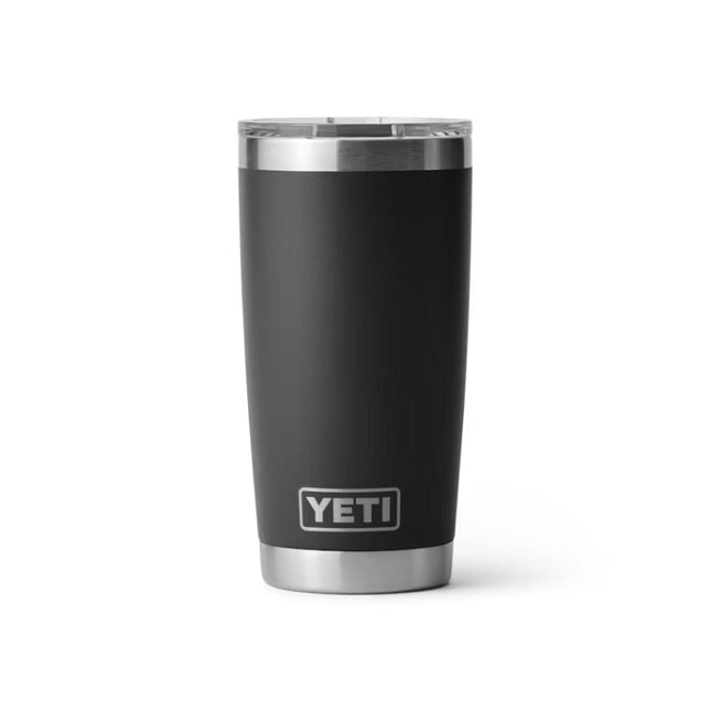 YETI RAMBLER 20 OZ TUMBLER | BLACK CALGARY FLAMES