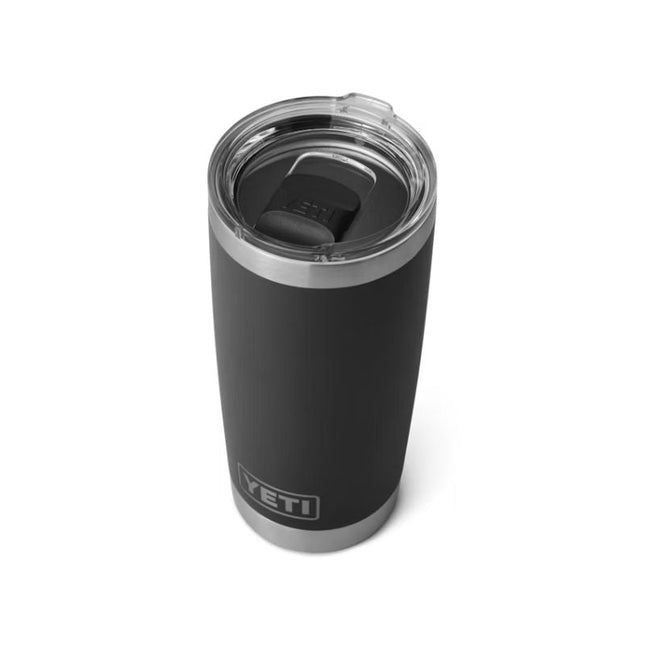 YETI RAMBLER 20 OZ TUMBLER | BLACK CALGARY FLAMES
