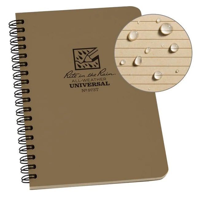 RITE IN THE RAIN SIDE SPIRAL NOTEBOOK | UNIVERSAL PATTERN