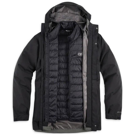 Outdoor Research Men's Foray 3-in-1 Parka - Black