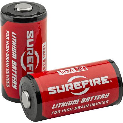 SUREFIRE CR123A LITHIUM BATTERY